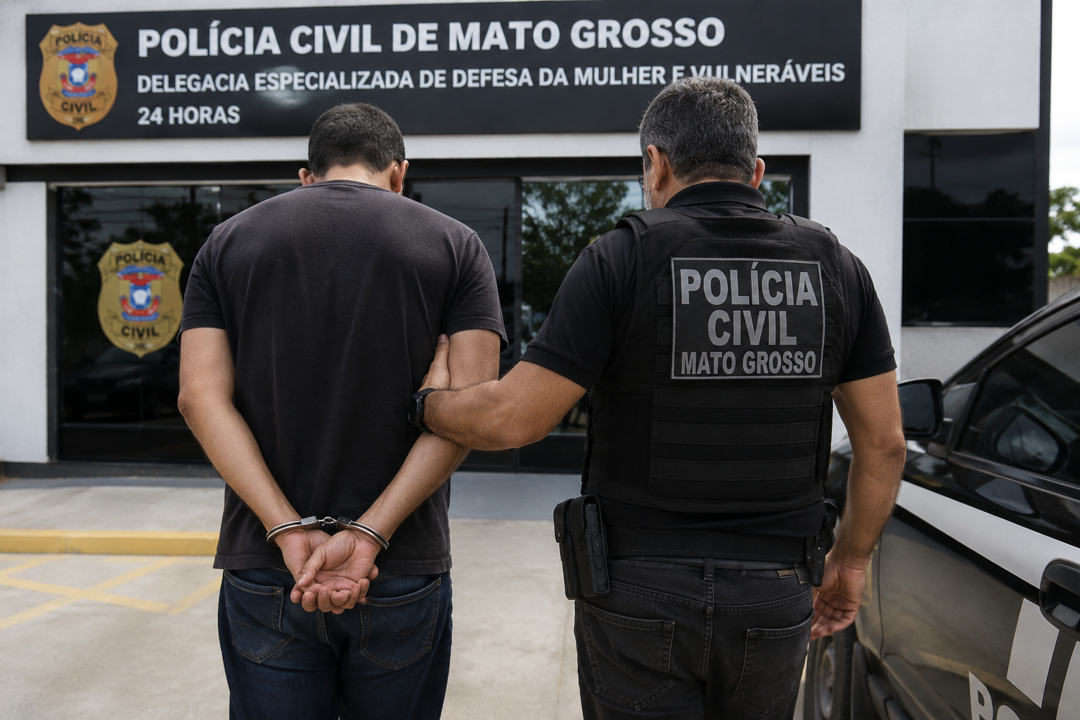 Polícia Civil prende investigado por estupro de vulnerável em Várzea Grande