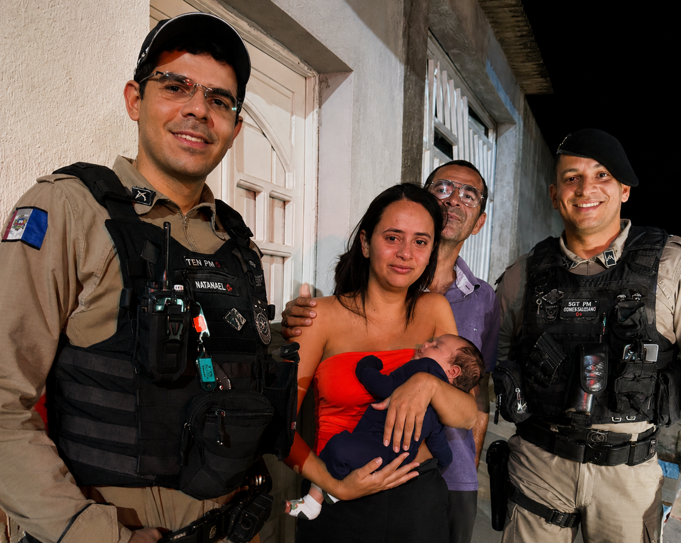 Polícia Militar salva bebê engasgado em Roteiro